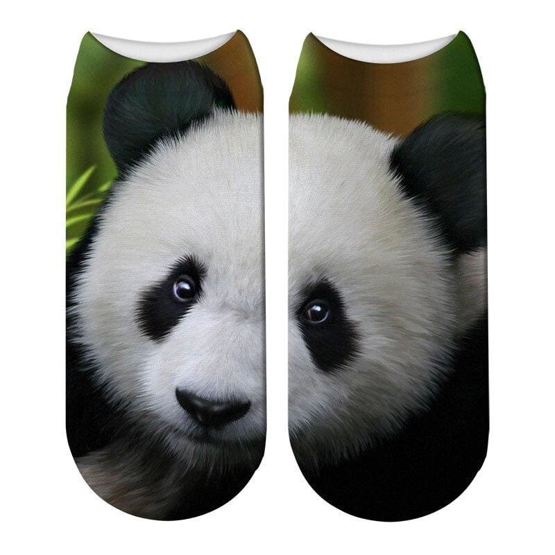 Chaussettes Animaux <br> Tête de Panda - Animaux du Monde
