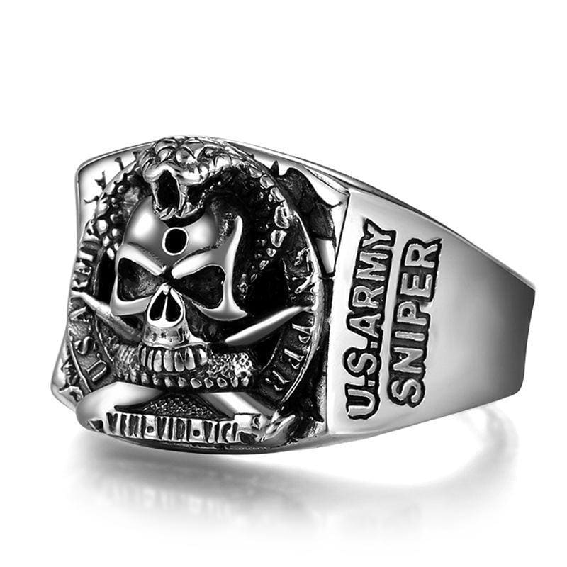 Bague Animaux <br> Serpent US Army - Animaux du Monde