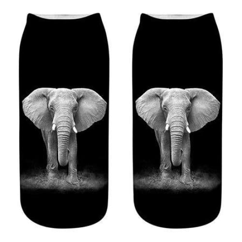 Chaussettes Animaux <br> avec Éléphant - Animaux du Monde