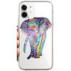 Coque iPhone Animaux <br> Éléphant Coloré - Animaux du Monde