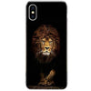 Coque iPhone Animaux <br> lion Sombre - Animaux du Monde
