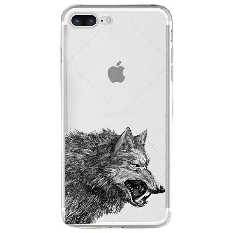Coque iPhone Animaux <br> Loup Sauvage - Animaux du Monde