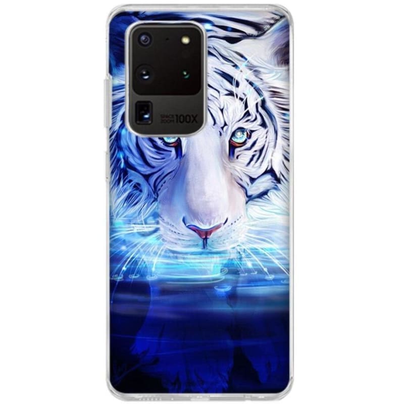 Coque Samsung Animaux <br> Tigre Blanc - Animaux du Monde
