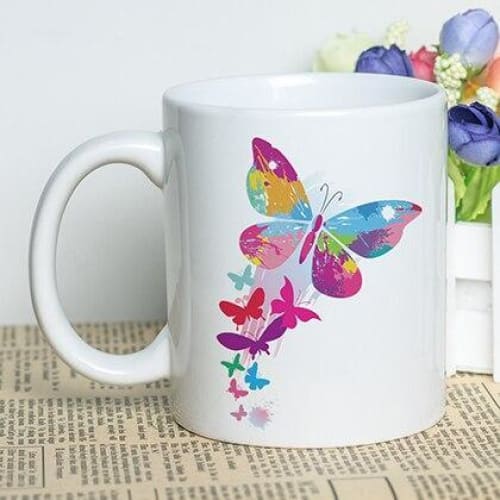 Mug Animaux <br> Papillon Multicolore - Animaux du Monde
