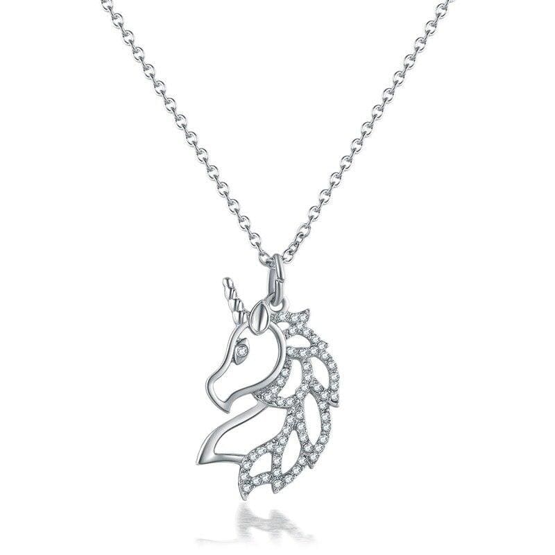 Pendentif Animaux <br> Licorne Petit Fille - Animaux du Monde