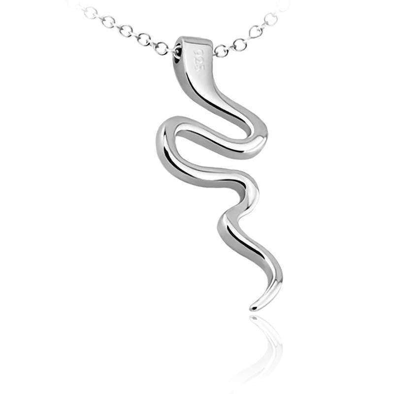 Pendentif Animaux <br> Serpent Argent - Animaux du Monde