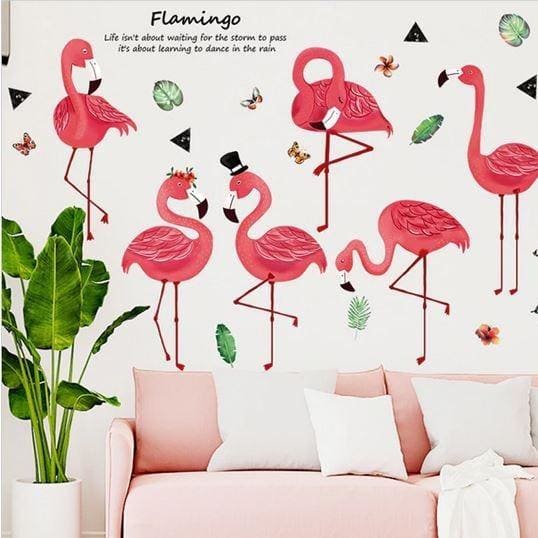 Stickers Muraux Animaux <br> Flamingo - Animaux du Monde