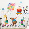 Stickers Muraux Animaux Chambre Bébé