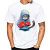 T-Shirt Animaux <br> Chat Boxeur - Animaux du Monde