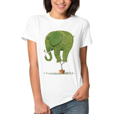 T-Shirt Éléphant Femme