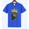 T-Shirt Animaux <br> Noir Lion - Animaux du Monde