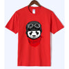T-Shirt Animaux <br> Noir Panda Biker - Animaux du Monde