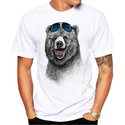 T-Shirt Animaux <br> Ours Cool - Animaux du Monde