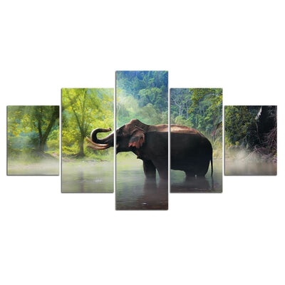 Cadre Éléphant Jungle