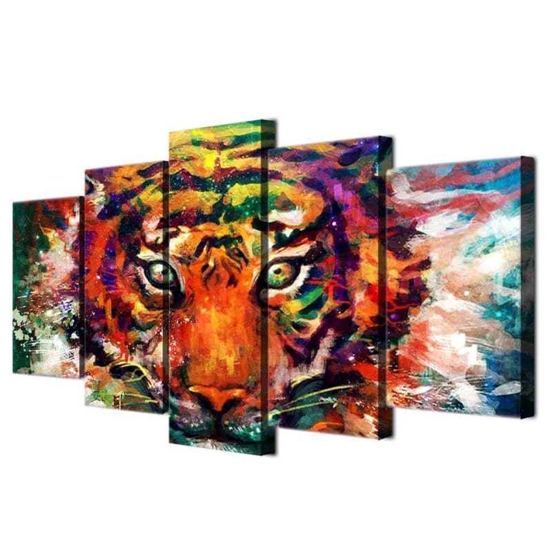 Tableau Tigre Hurleur - Pop Art